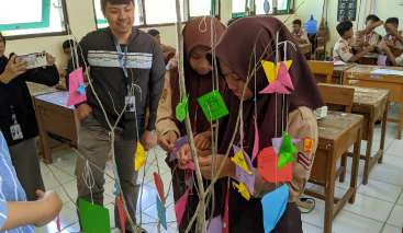 Foto pohon harapan siswa-siswi SMPN 3 Karangtengah — foto 1