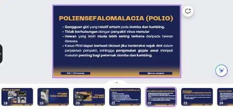 Powerpoint materi manajemen pakan dan penyakit ternak